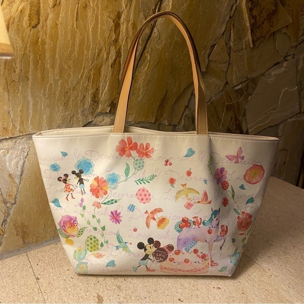 Disney Samantha Thavasa vintage tote purse  - Mickey and Minnie with Unicorn - Picture 16 of 16